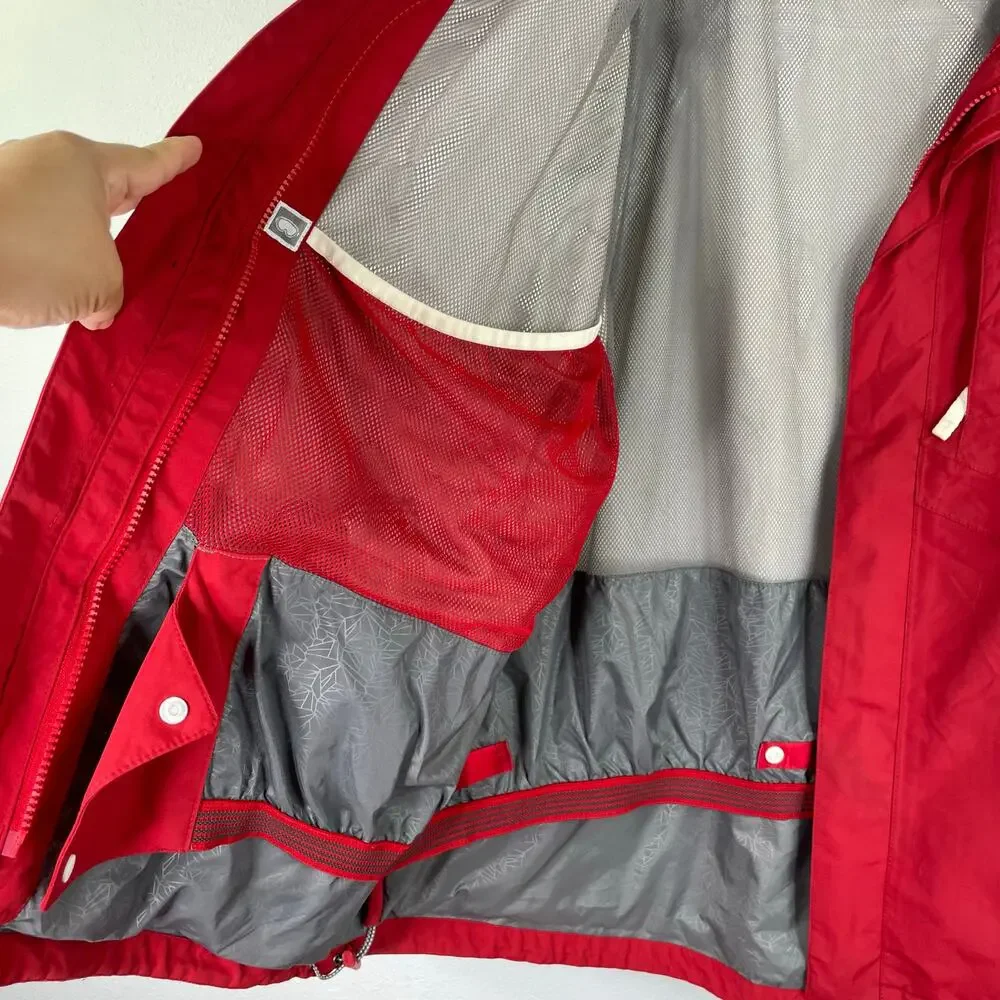 The North Face Hyvent Red Full Zip Men's Jacket Snowboard Men's XL